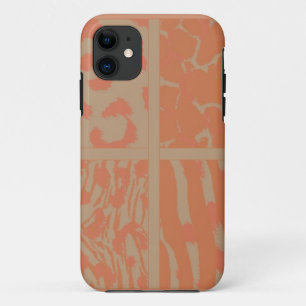 Capa Para iPhone Da Case-Mate Padrões de Animais Selvagens Laranja
