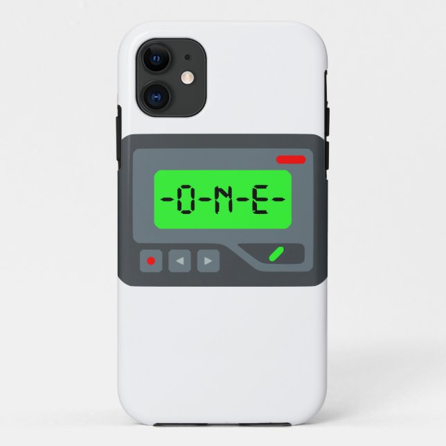 Capa Para iPhone Da Case-Mate pager emoji (Verso)