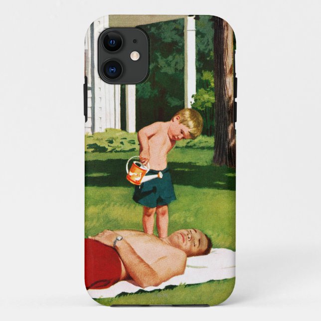 Capa Para iPhone Da Case-Mate Pai molhando (Verso)