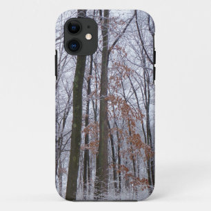 Capa Para iPhone Da Case-Mate Paisagem de inverno na Floresta de Neve Dusted Fot