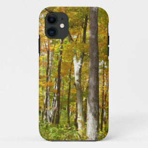 Capa Para iPhone Da Case-Mate Paisagem de outono de Folhas Amarelas na Floresta