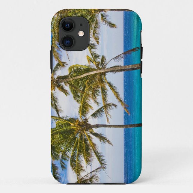 Capa Para iPhone Da Case-Mate Palmeiras de coco (Cocos nucifera) balançando ao (Verso)