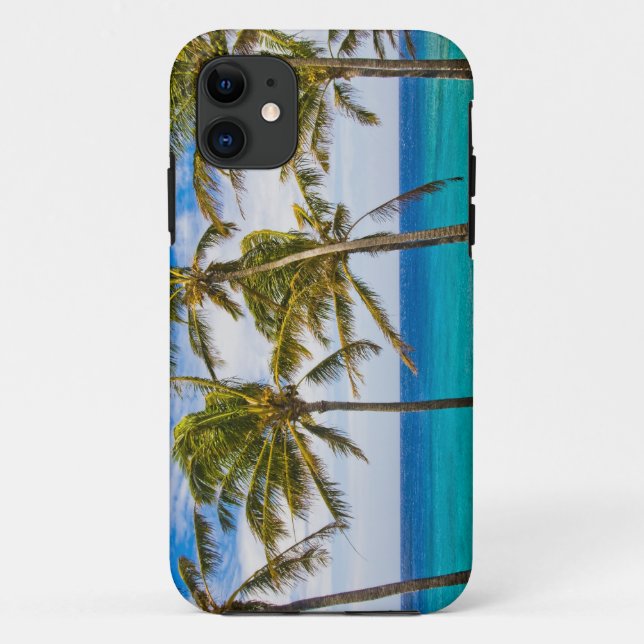 Capa Para iPhone Da Case-Mate Palmeiras de coco (Cocos nucifera) balançando ao (Verso)