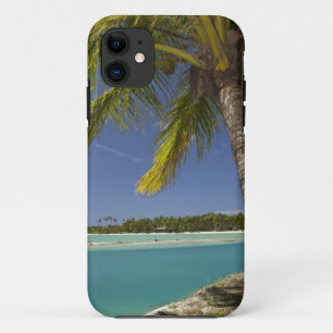 Capa Para iPhone Da Case-Mate Palmeiras e lagoas, estância de Musket Cove Island