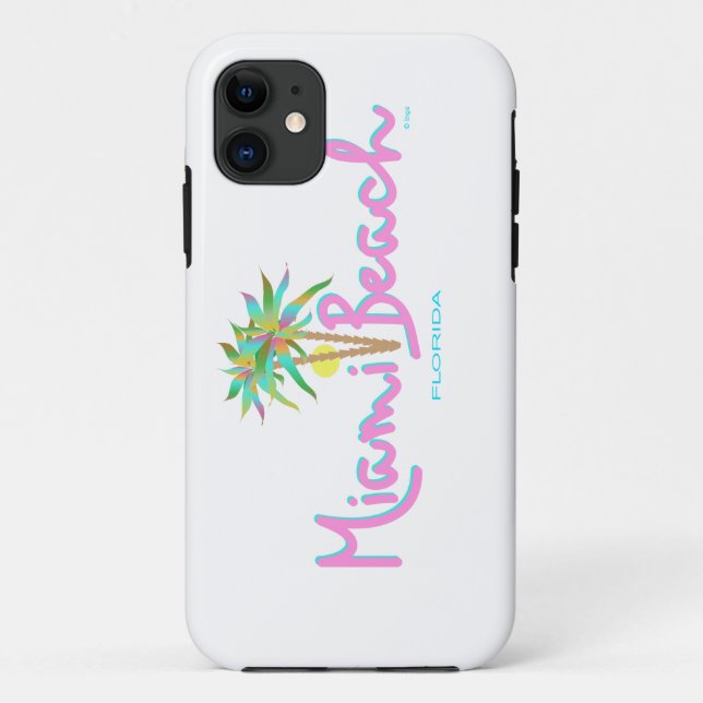 Capa Para iPhone Da Case-Mate Pam de Miami Beach (Verso)
