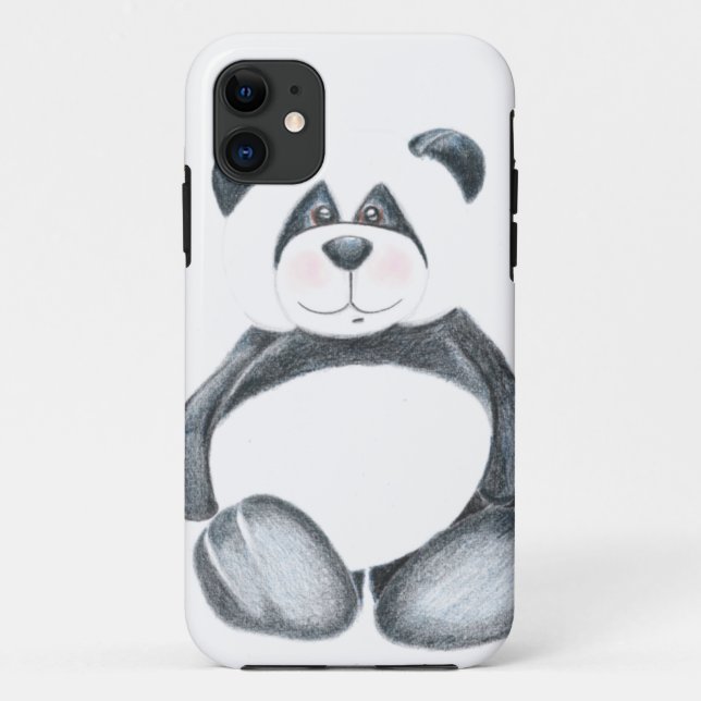 Capa Para iPhone Da Case-Mate Panda Bear Pencil Art (Verso)