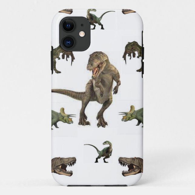 Capa Para iPhone Da Case-Mate Papel de enrolamento do dinossauro (Verso)