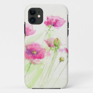 Capa Para iPhone Da Case-Mate Papoilas pintadas 3 da aguarela