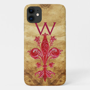 CAPA PARA iPhone DA Case-Mate PARCHES FLORENTINE RED LILY FLEUR DE LIS
