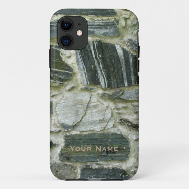 Capa Para iPhone Da Case-Mate Parede de pedra velha (Verso)