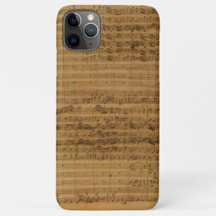 Capa Para iPhone Da Case-Mate Partitura do vintage por Johann Sebastian Bach