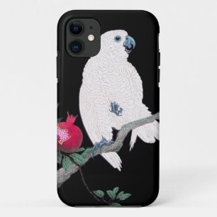 Capa Para iPhone Da Case-Mate Pássaro tropical branco japonês legal do papagai