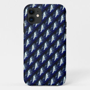 Capa Para iPhone Da Case-Mate pássaros brancos no caso azul