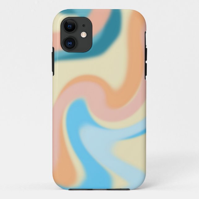 Capa Para iPhone Da Case-Mate Pastel Swirls (Verso)