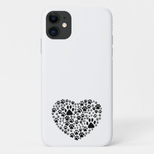Capa Para iPhone Da Case-Mate Patas-Cães, Patas-Cãezinhas, Patas-Animais, Coraçã