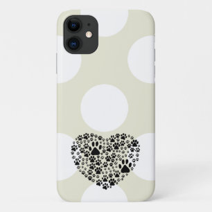 Capa Para iPhone Da Case-Mate Patas-Cães, Patas-Cãezinhas, Patas-Animais, Coraçã
