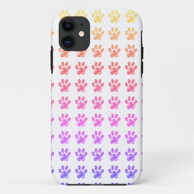 Capa Para iPhone Da Case-Mate Patas coloridas fofas (Verso)