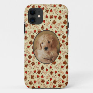 Capa Para iPhone Da Case-Mate Patas personalizadas de Dogbone da foto do animal
