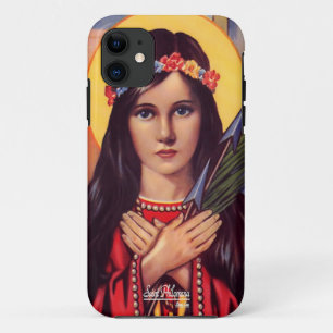 Capa Para iPhone Da Case-Mate Patroness de Philomena do santo da juventude