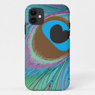 Capa Para iPhone Da Case-Mate Pavão de plano de fundo
