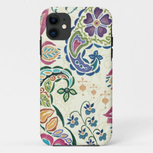 Capa Para iPhone Da Case-Mate Pavão decorativo e flores coloridas