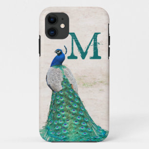 Capa Para iPhone Da Case-Mate Pavão Pavão Pêssego Pêssego Monograma IPHONE 5 Cas