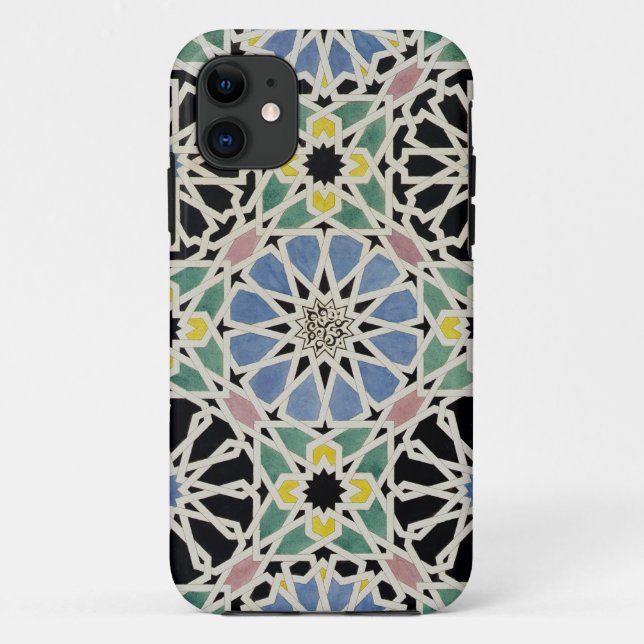 Capa Para iPhone Da Case-Mate Pavimento de mosaico no Alhambra, 'do Arabian (Verso)