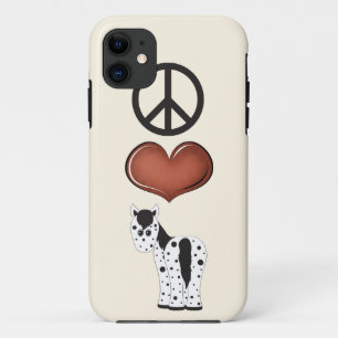 Capa Para iPhone Da Case-Mate Peace Love Appaloosa Horse iPhone 5 Case