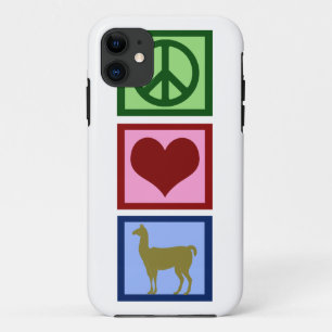 Capa Para iPhone Da Case-Mate Peace Love Llamas