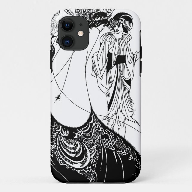 Capa Para iPhone Da Case-Mate Peacock Skirt Beardsley Art Nouveau (Verso)