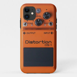 Capa Para iPhone Da Case-Mate Pedal alaranjado da distorção da rocha clássica