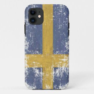 Capa Para iPhone Da Case-Mate pele do iPhone com a bandeira afligida da suecia