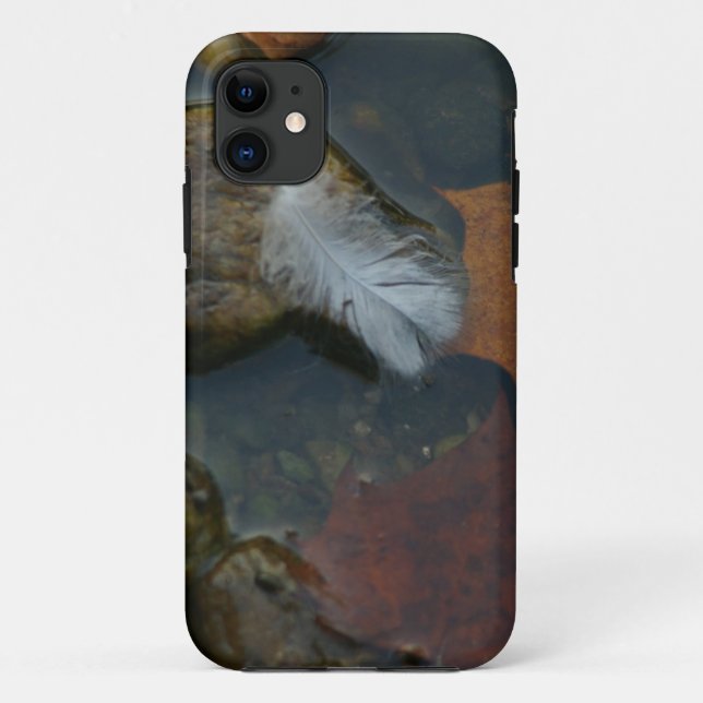 Capa Para iPhone Da Case-Mate Pena Branca (Verso)