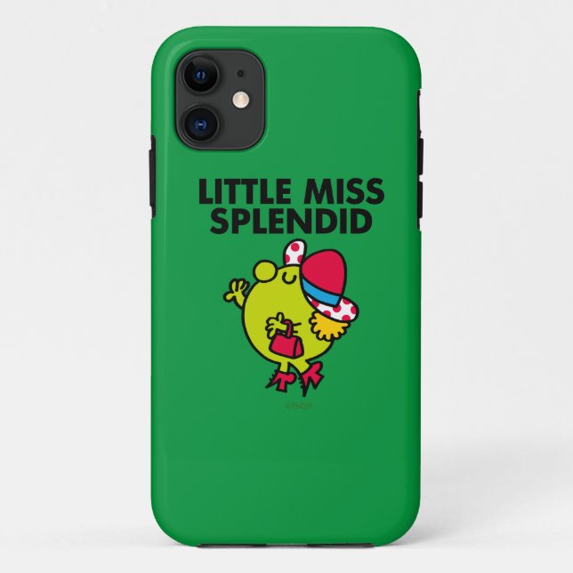 Capa Para iPhone Da Case-Mate Pequena Miss Esplendi | Letra negra (Verso)