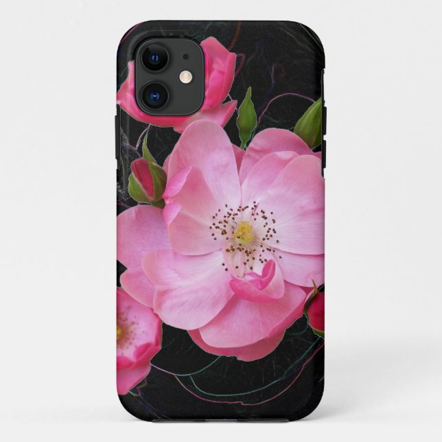 Capa Para iPhone Da Case-Mate pequeno rosebud abre (Verso)