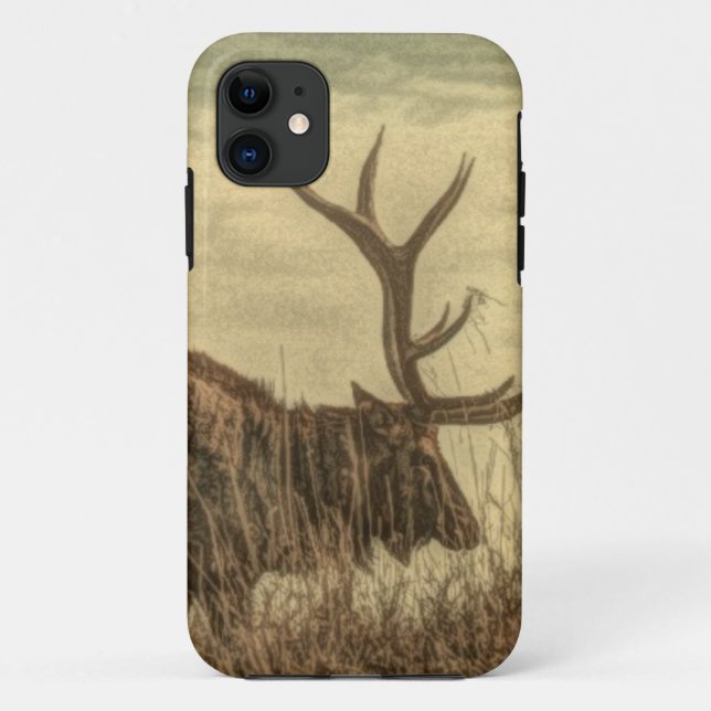 Capa Para iPhone Da Case-Mate periferia selvagem fauna selvagem rusticidade Bull (Verso)