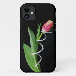 Capa Para iPhone Da Case-Mate pérolas envoltas em tulipa