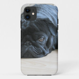 Capa Para iPhone Da Case-Mate Personalizar o nome dos acessórios do Pug Puppy pr