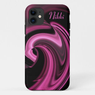 Capa Para iPhone Da Case-Mate *Personalize* cor-de-rosa abstrato do caso do
