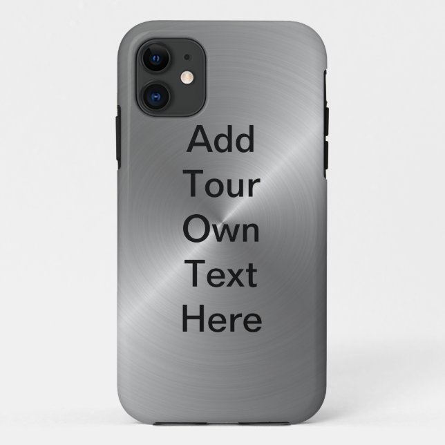 Capa Para iPhone Da Case-Mate Personalize o aço (Verso)