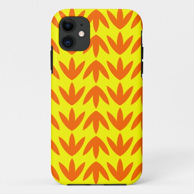 Capa Para iPhone Da Case-Mate Pés de aves - Laranja e Amarelo.pdf (Verso)