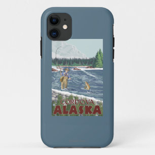 Capa Para iPhone Da Case-Mate Pescador da mosca - Cordova, Alaska