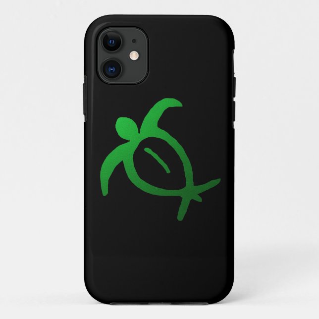 Capa Para iPhone Da Case-Mate Petroglyph havaiano no preto - caso de Honu do (Verso)