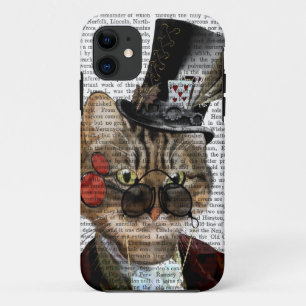 Capa Para iPhone Da Case-Mate Phileas Feline Steampunk Cat & Top Hat 2
