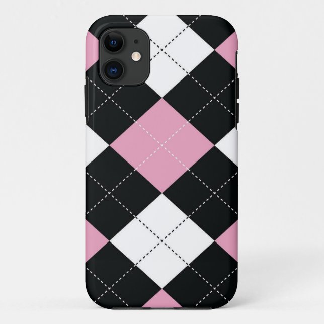 Capa Para iPhone Da Case-Mate Phone / Tablet Case - Argyle Squares - RockCandy (Verso)