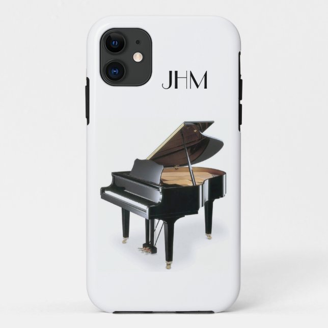 Capa Para iPhone Da Case-Mate Piano de cauda feito sob encomenda da música (Verso)