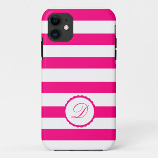 Capa Para iPhone Da Case-Mate Pink Weis roçado monograma personalizante