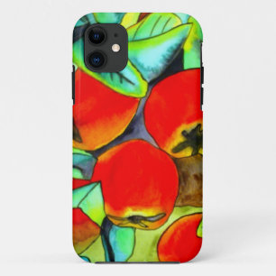 Capa Para iPhone Da Case-Mate Pintura de água das Maçãs Vermelhas