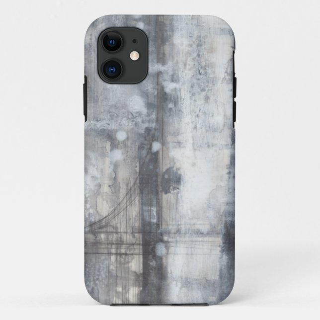 Capa Para iPhone Da Case-Mate Pintura de Cinza Contemporânea (Verso)