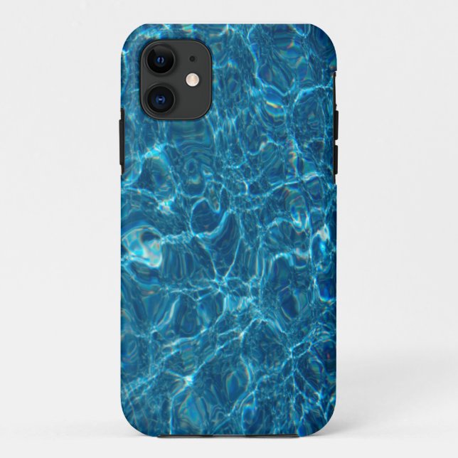 Capa Para iPhone Da Case-Mate Piscina Azul-água (Verso)